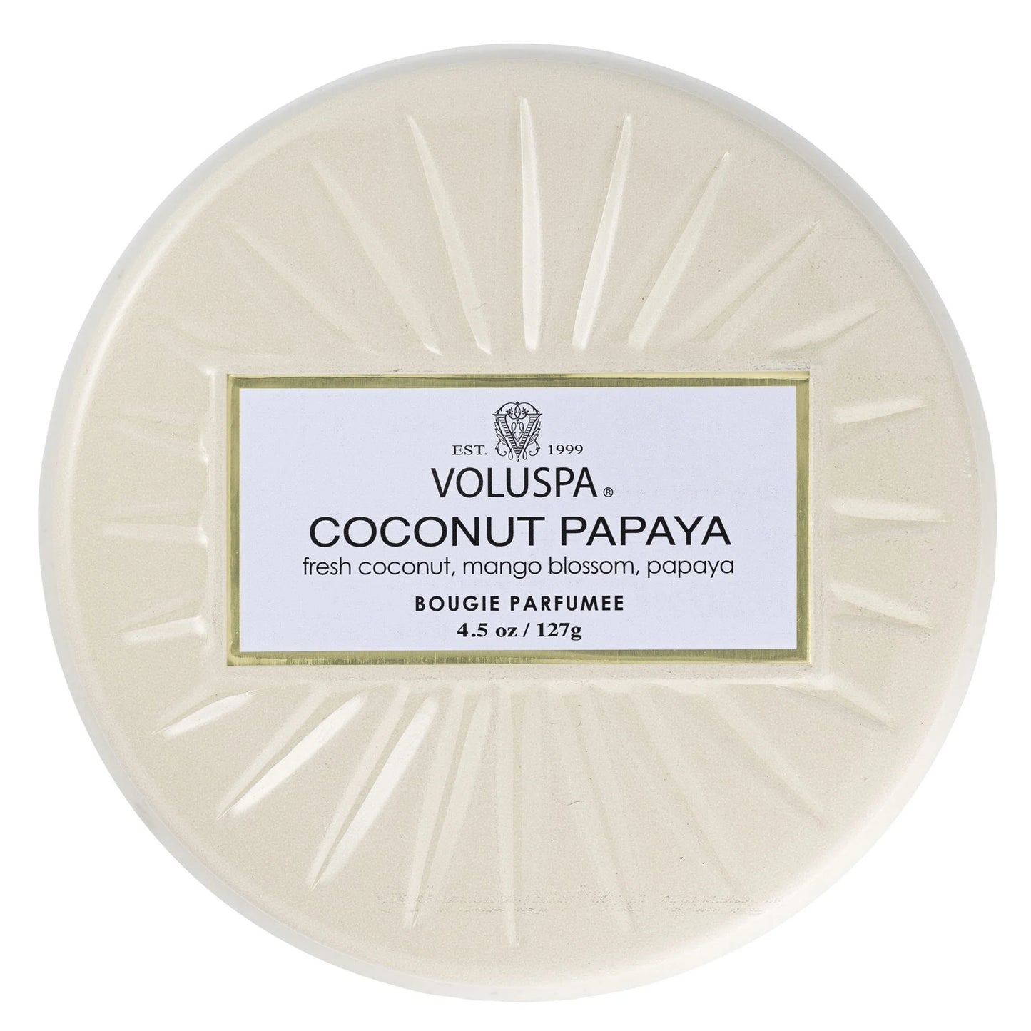 Coconut Papaya Mini Tin