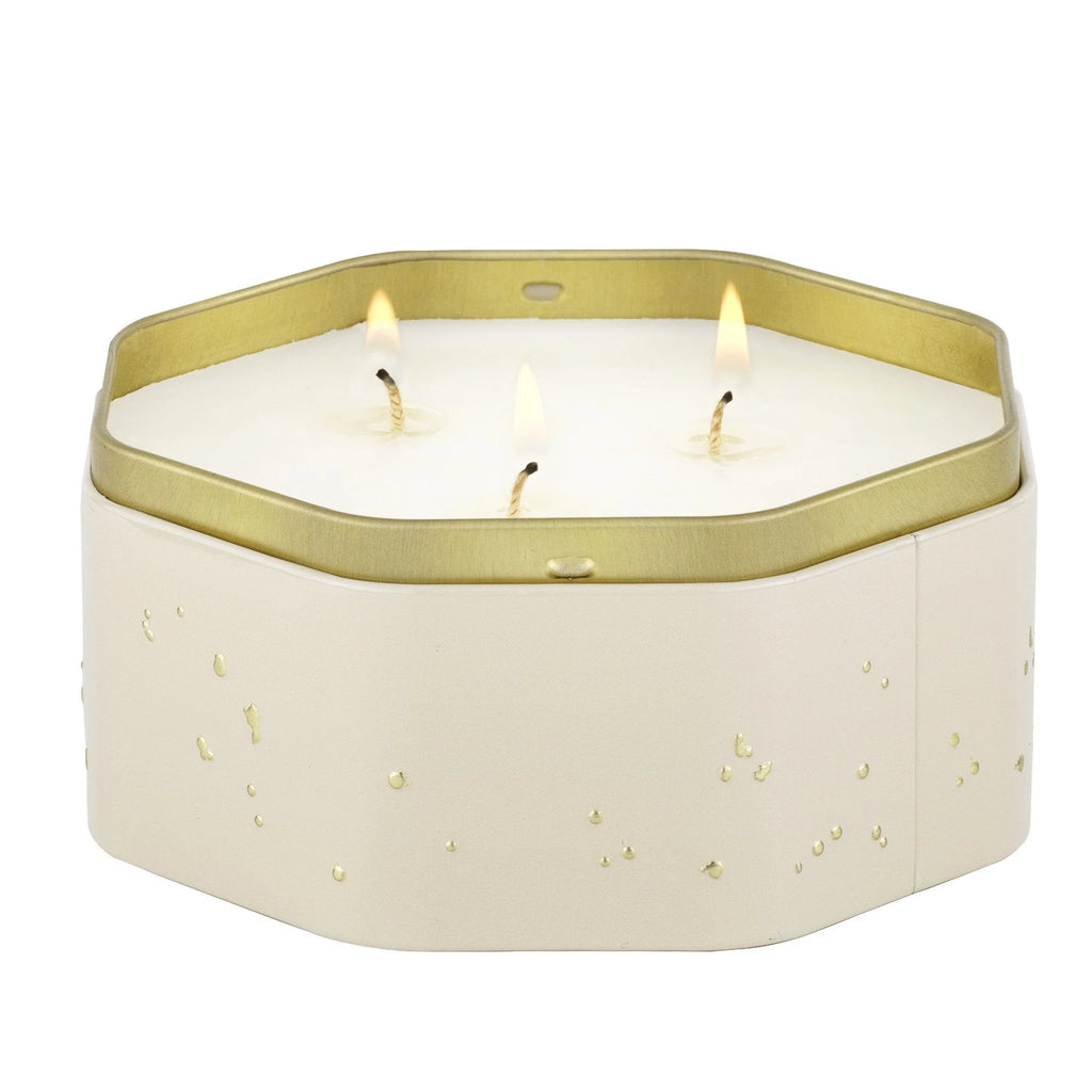 Coconut Papaya Octagon Tin Candle