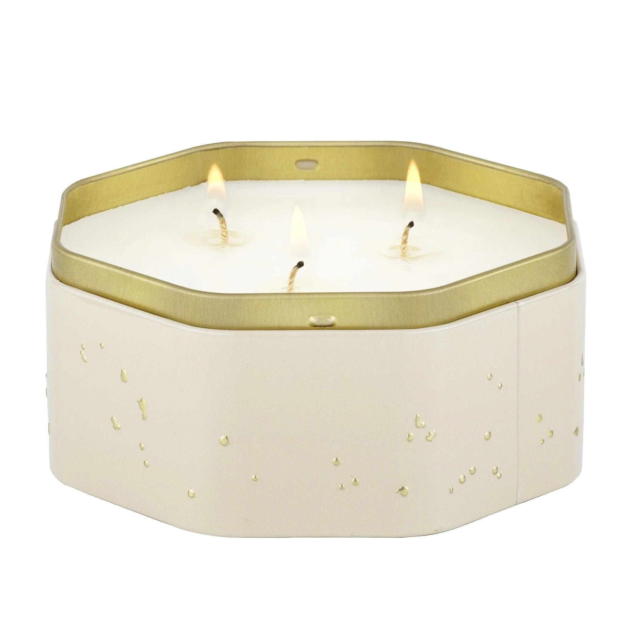 Coconut Papaya Octagon Tin Candle