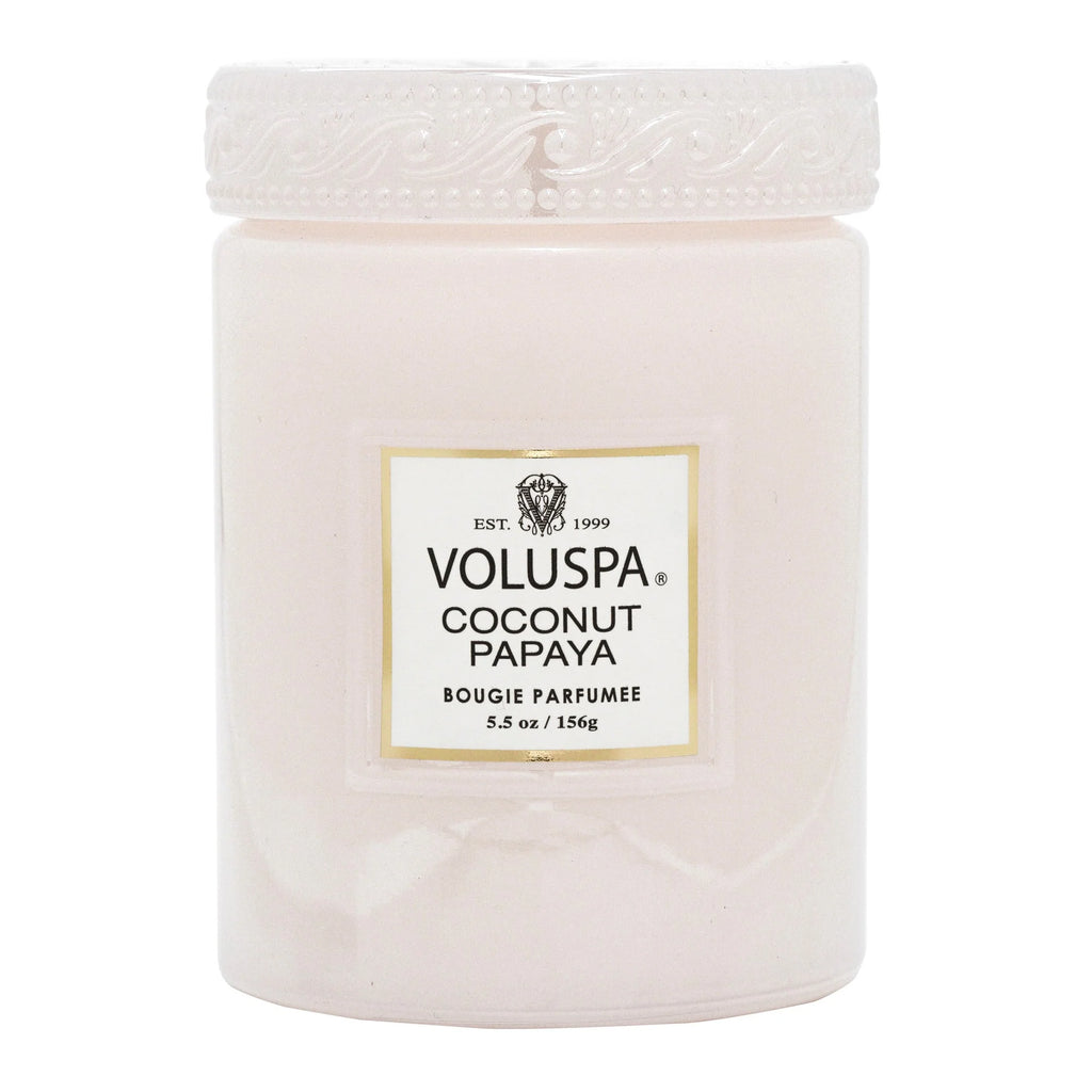 Coconut Papaya Small Glass Jar