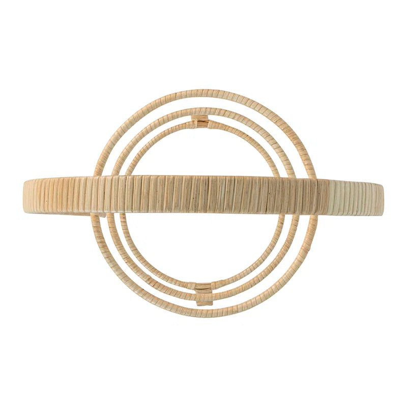 Provence Rattan Three Tiered Plate Server - Whitewash