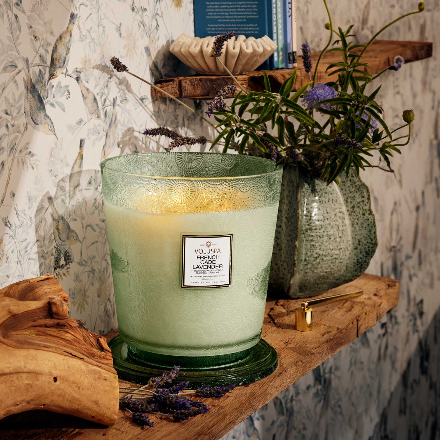 French Cade Lavender Hearth Candle