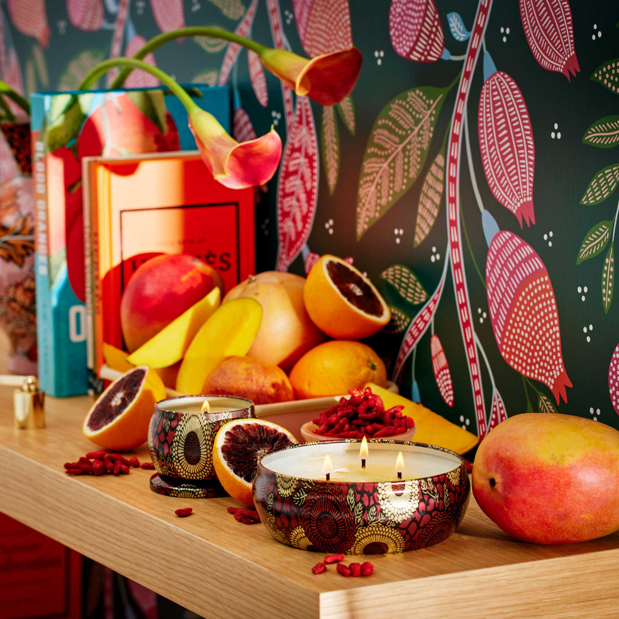 Goji Tarocco Orange 3 Wick Tin