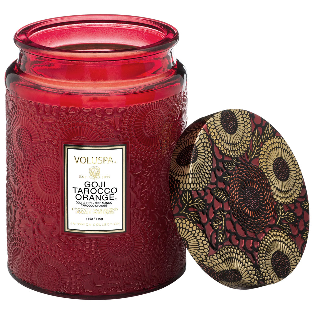 Goji Tarocco Orange Large Glass Jar