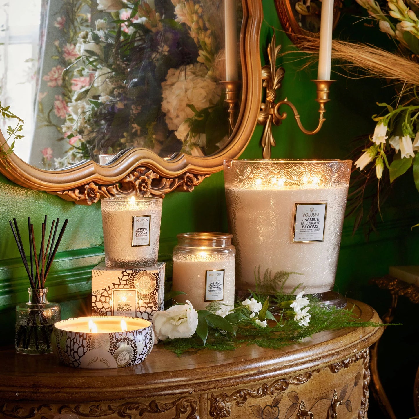 Jasmine Midnight Blooms 5 Wick Hearth