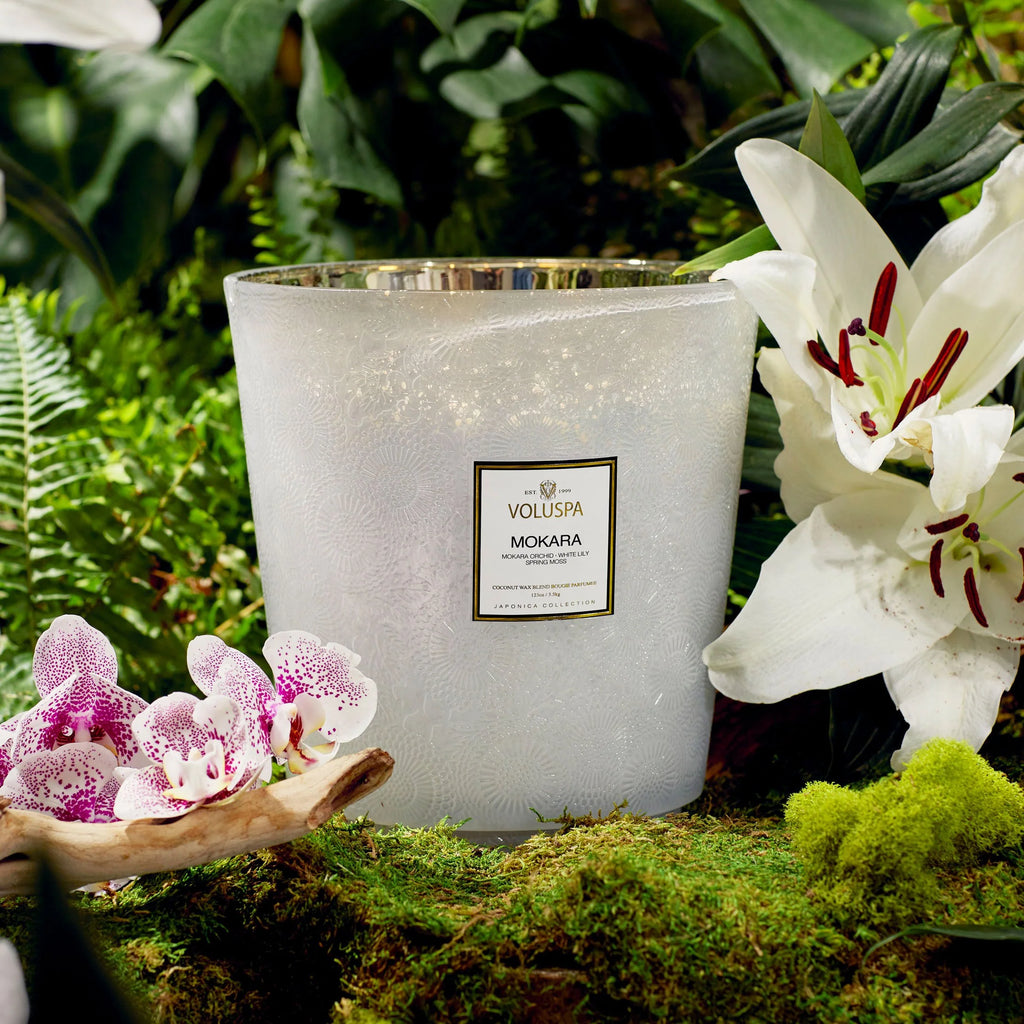 Mokara Orchid Hearth Candle