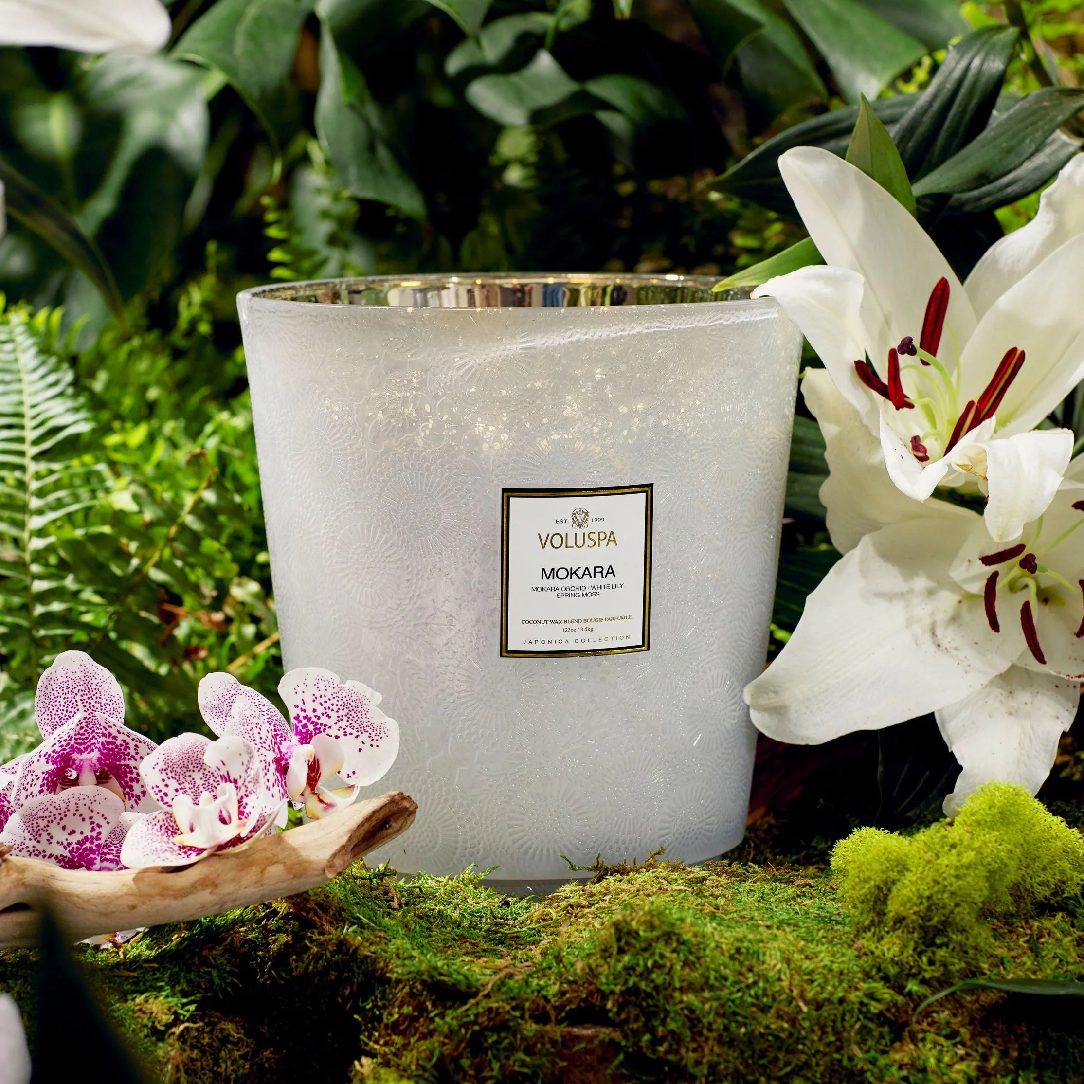Mokara Orchid Hearth Candle