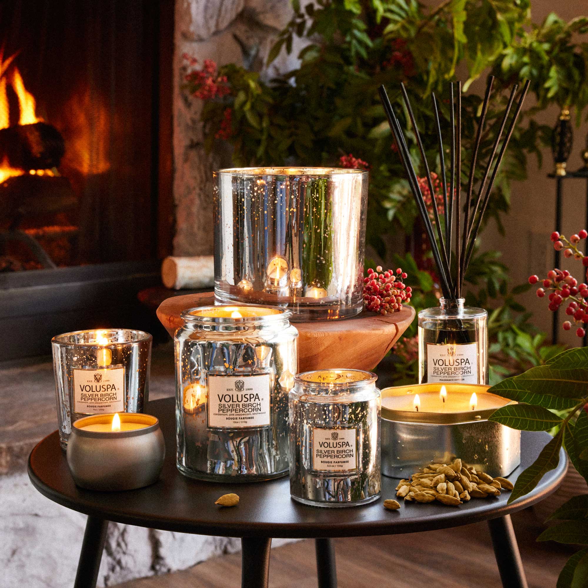 Silver Birch Peppercorn Classic Candle 9oz
