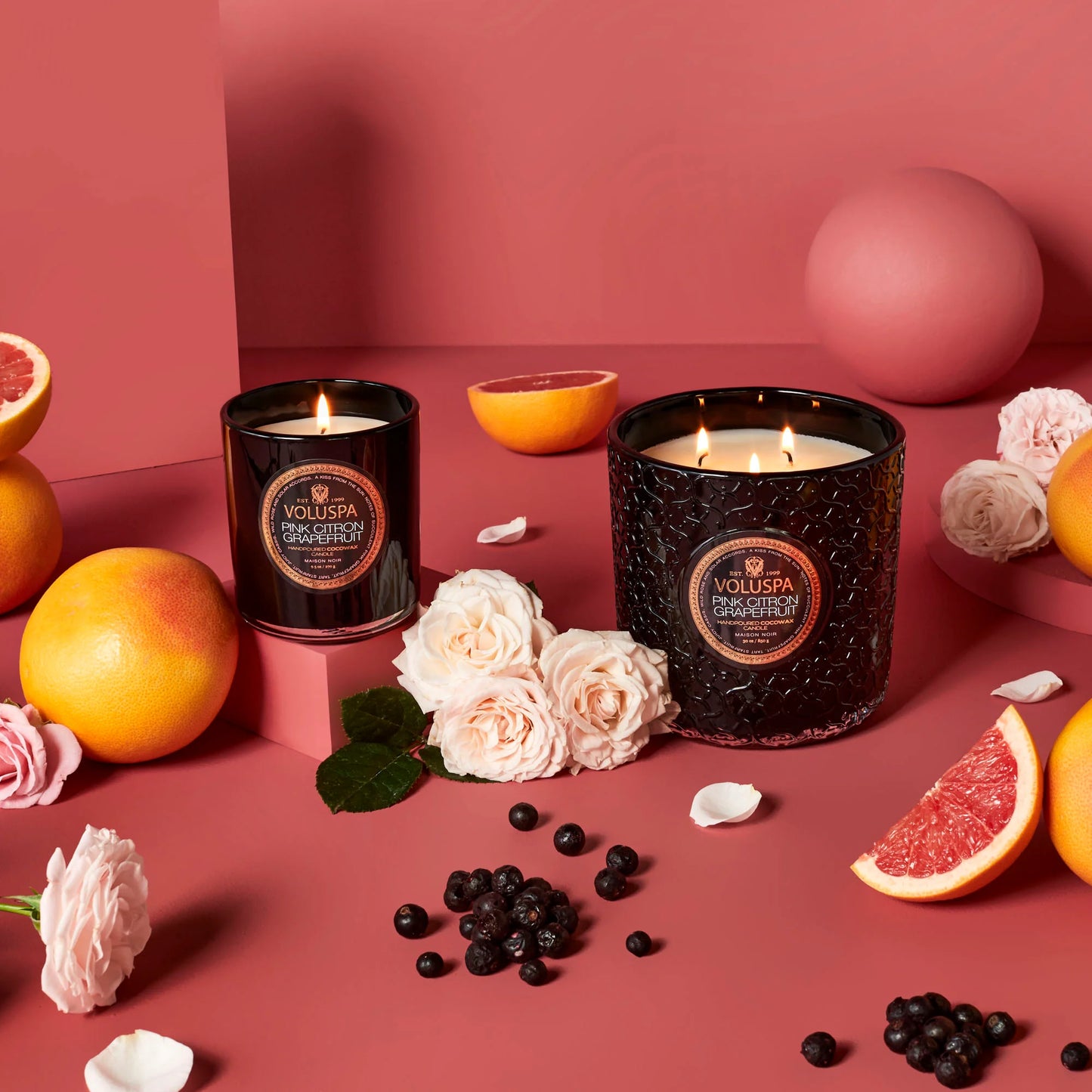 Pink Citron Grapefruit Classic Candle