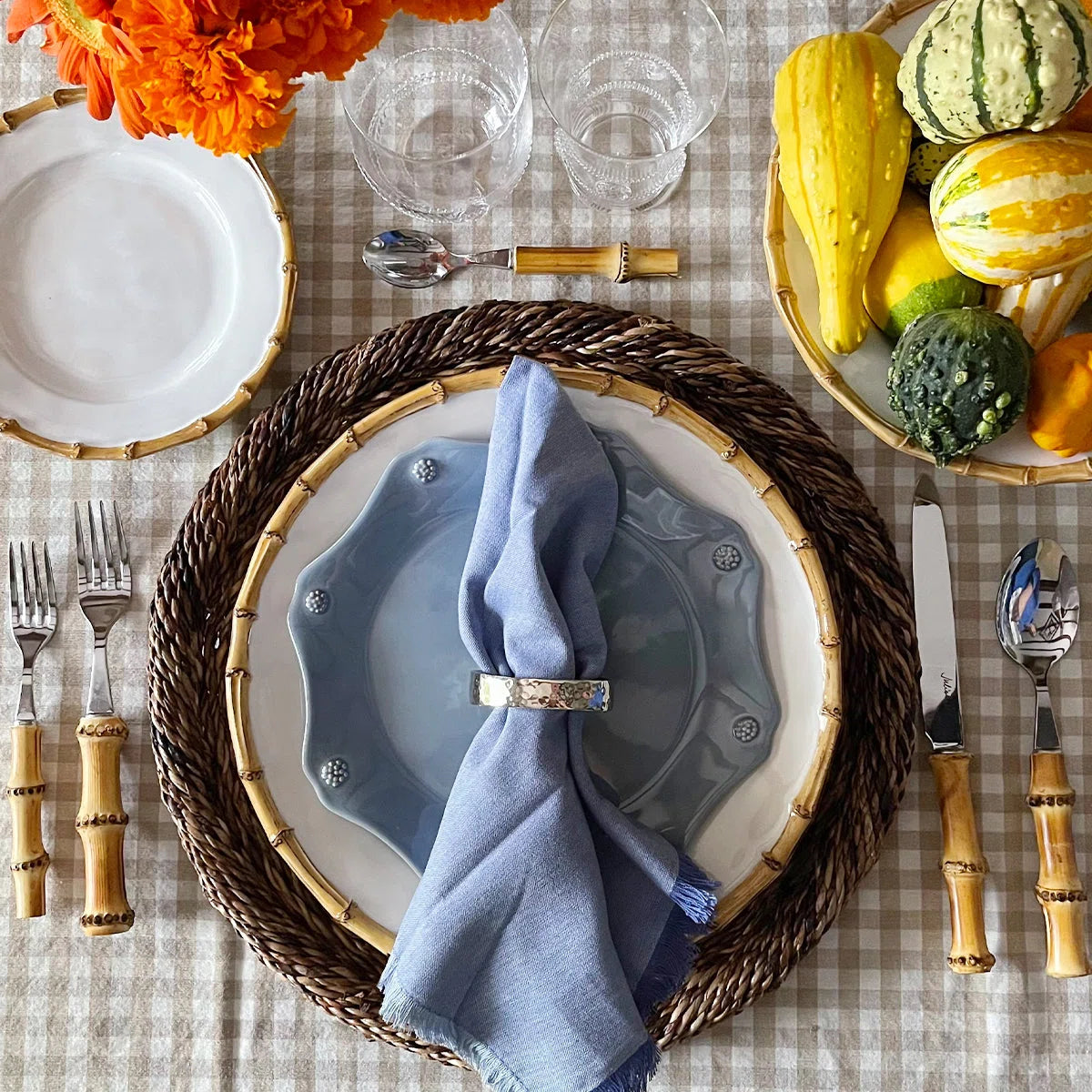 Bamboo Natural Dinner Plate - Natural