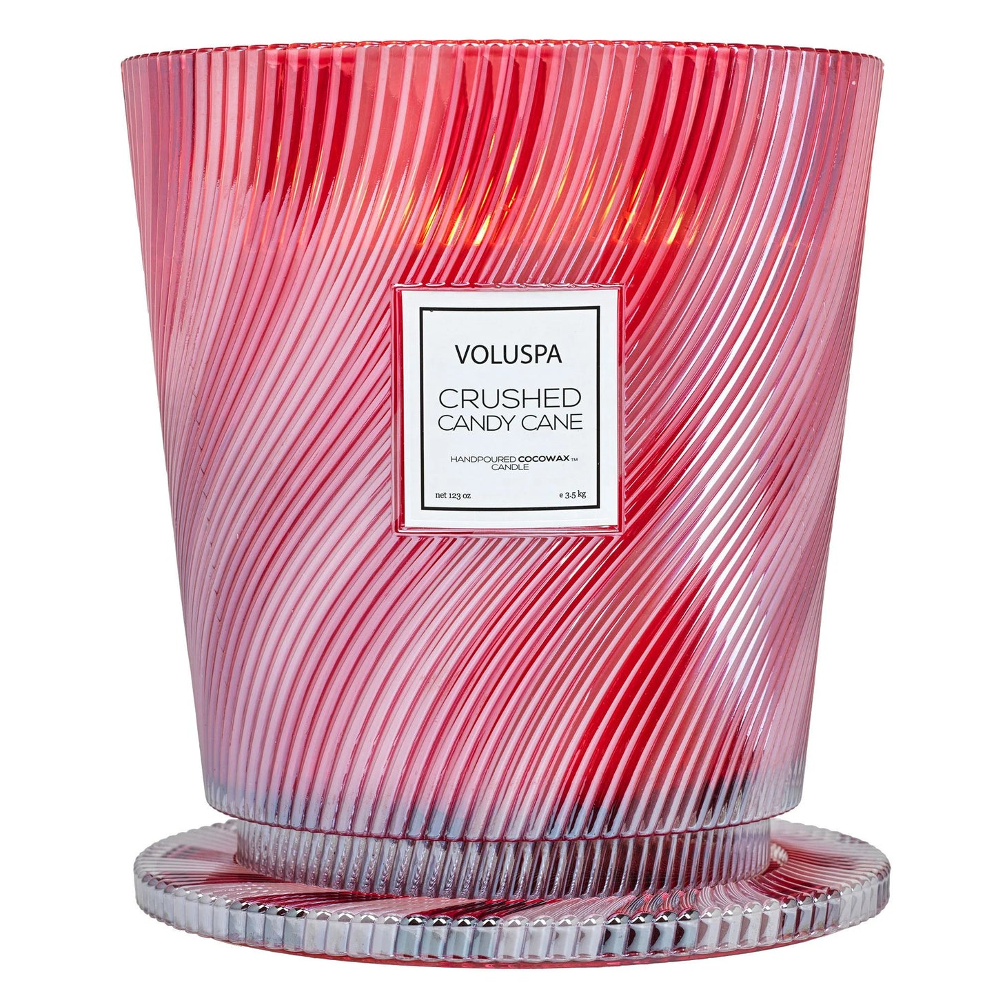 Crushed Candy Cane 5 Wick Hearth