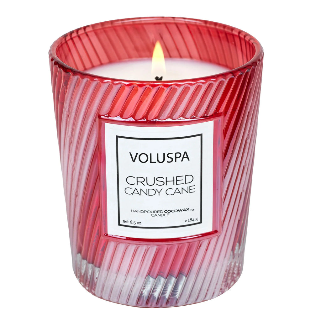 Crushed Candy Cane Textured Glass