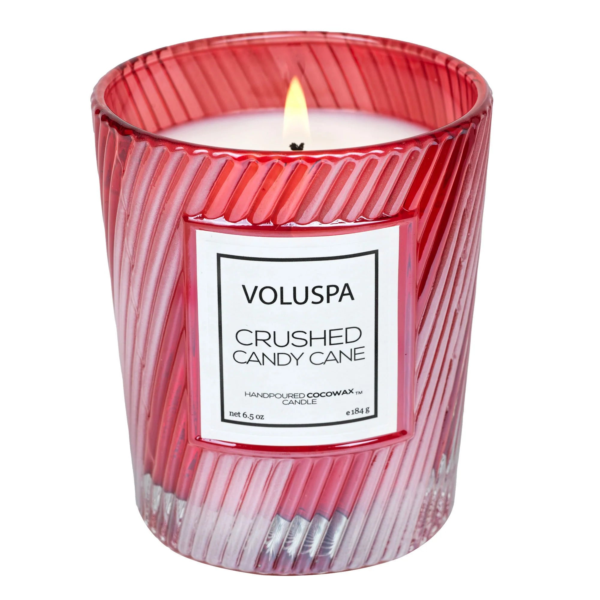 Crushed Candy Cane Textured Glass