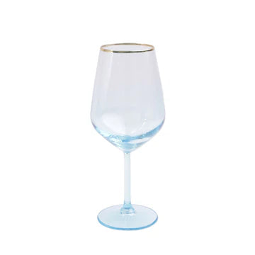 Rainbow Assorted Wine Glass Set 4