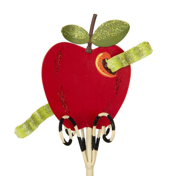 Wormy Apple Finial