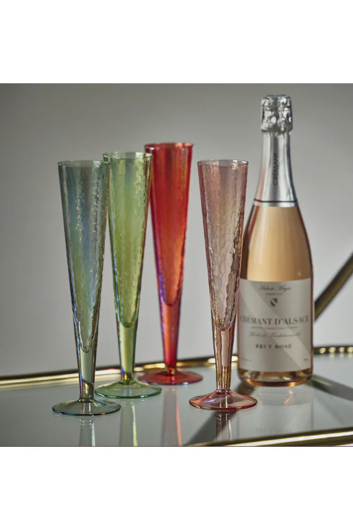 Aperitivo Slim Champagne Flute - Luster Pink