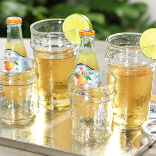Artisan Hammered Highball Glass