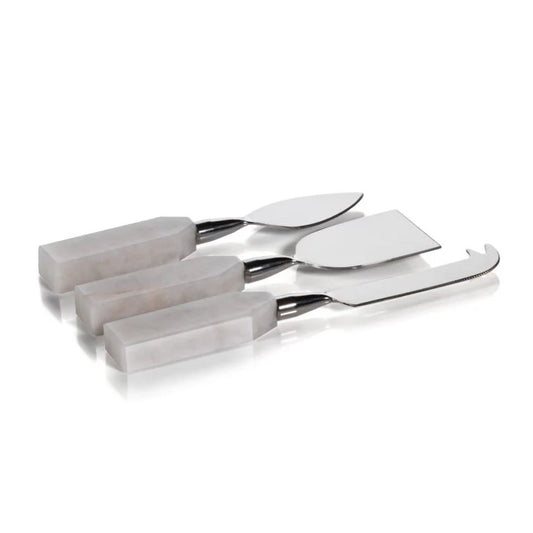 Alabaster 3 Piece Cheese Knife Set