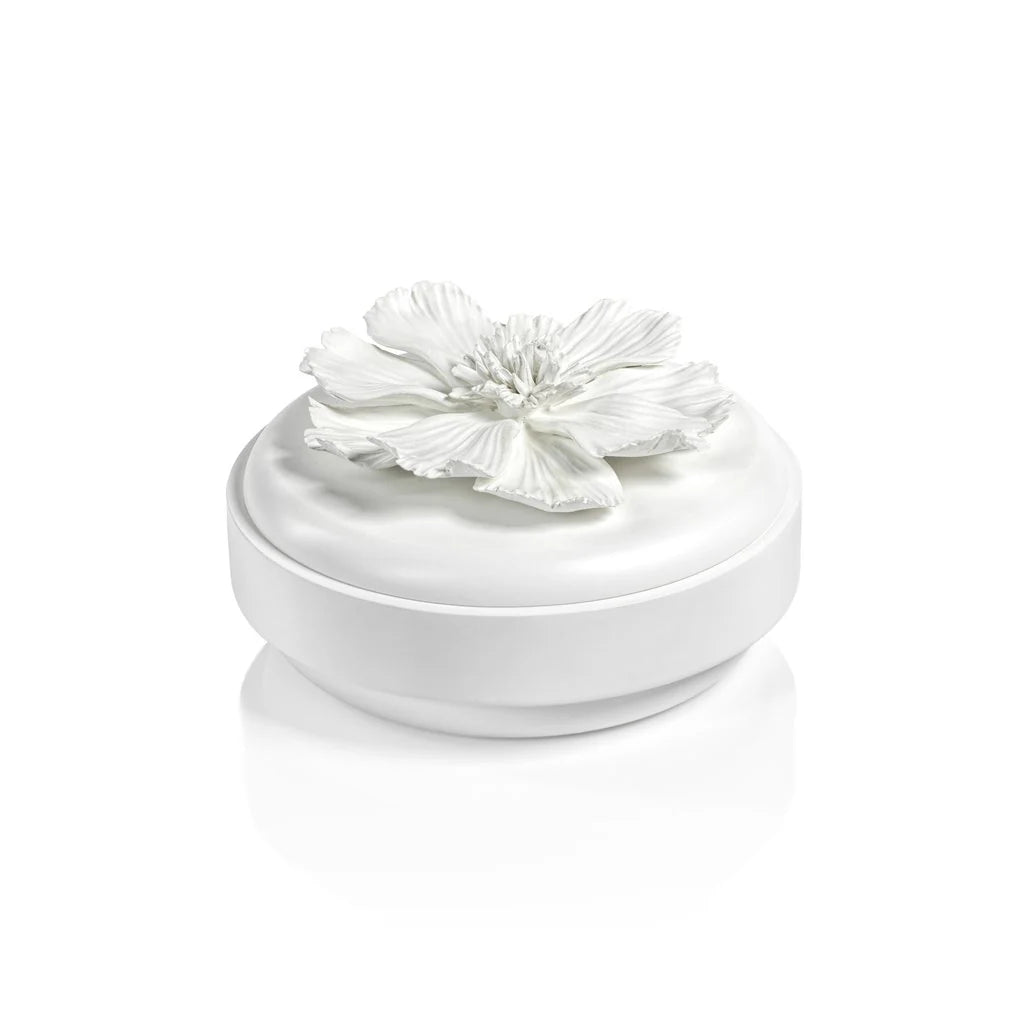 Blanchefleur All White Wood and Porcelain Box - Large