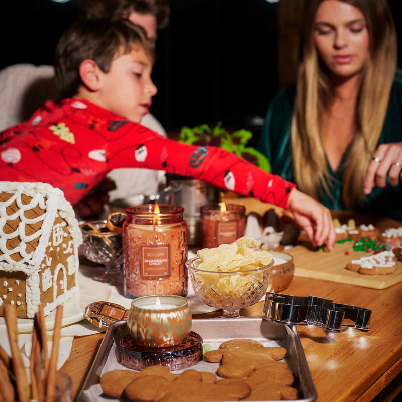 Gingerbread Chalet Large Glass Jar
