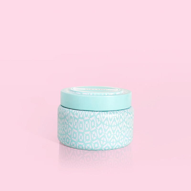 Volcano Aqua Printed Travel Tin 8.5oz