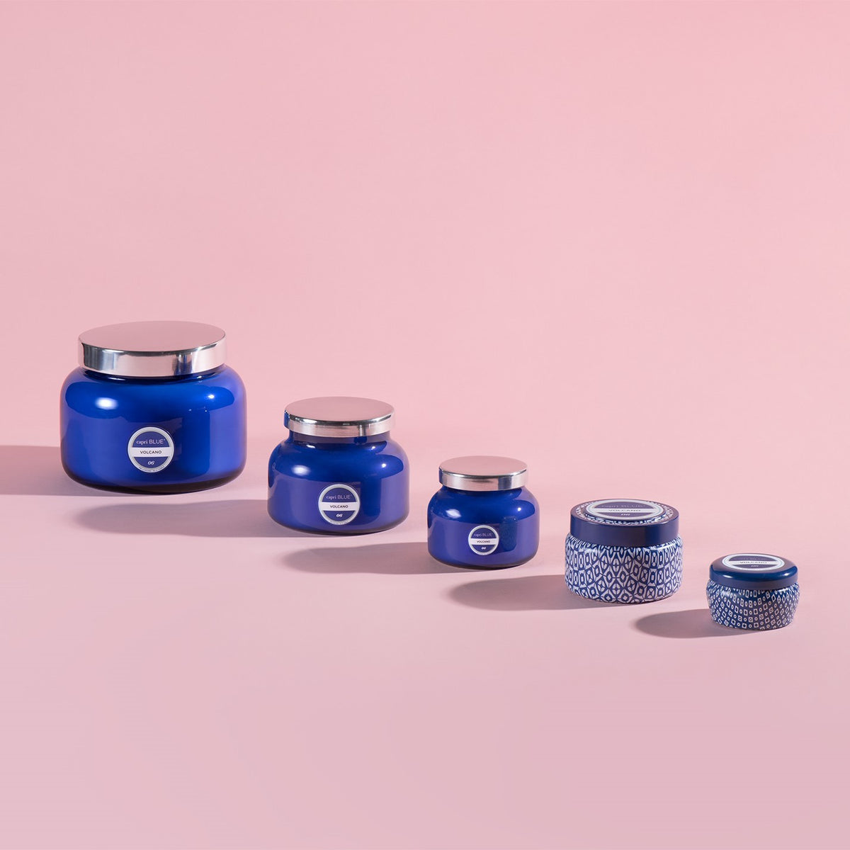 Volcano Blue Petite Jar, 8 oz
