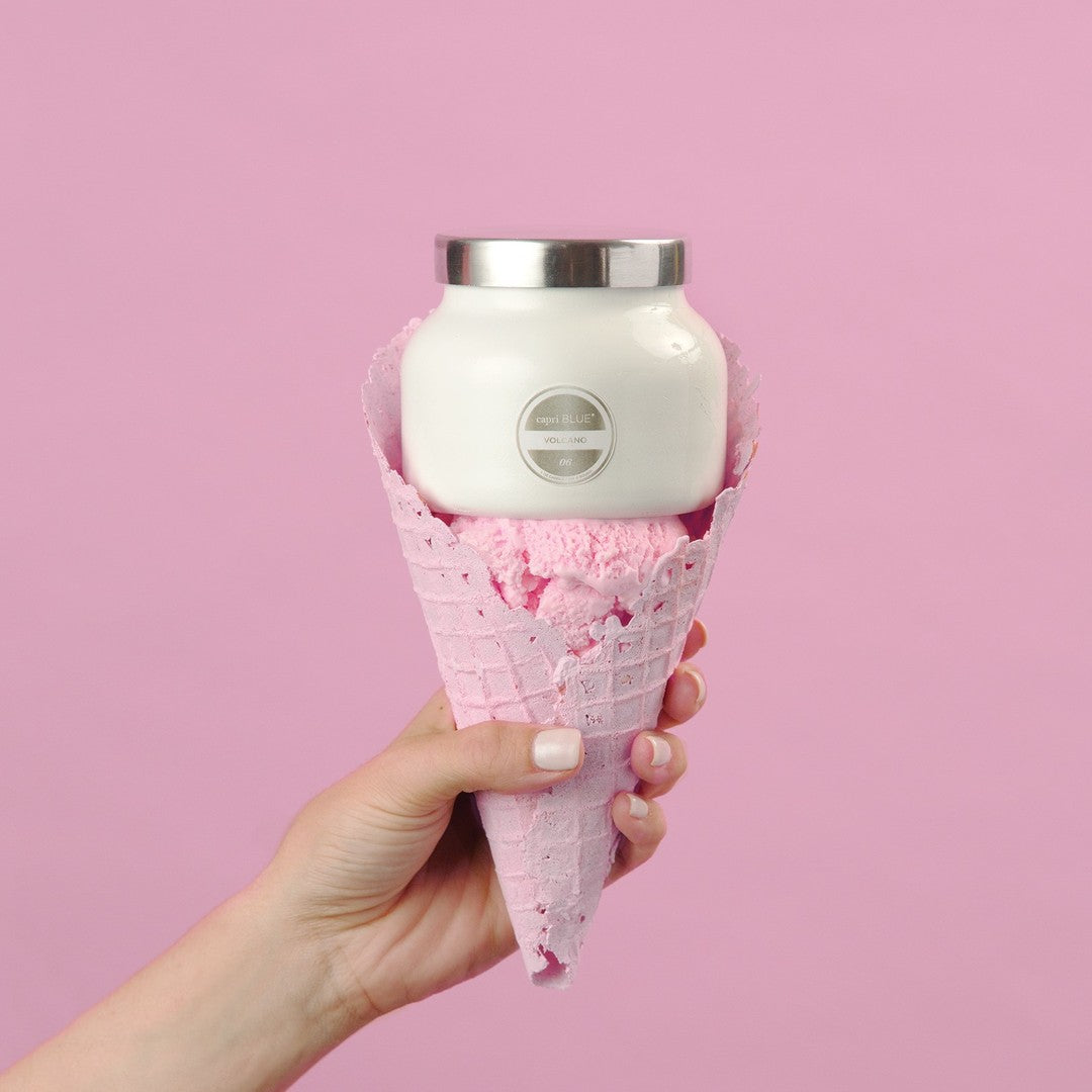 Volcano White Jumbo Jar, 48 oz