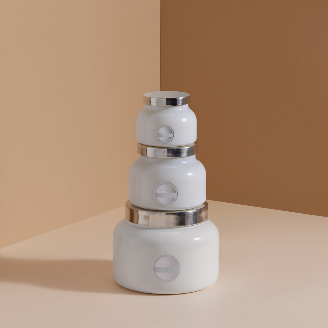 Volcano White Jumbo Jar, 48 oz