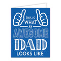 This is What an Awesome DAD Looks Like Greeting Card