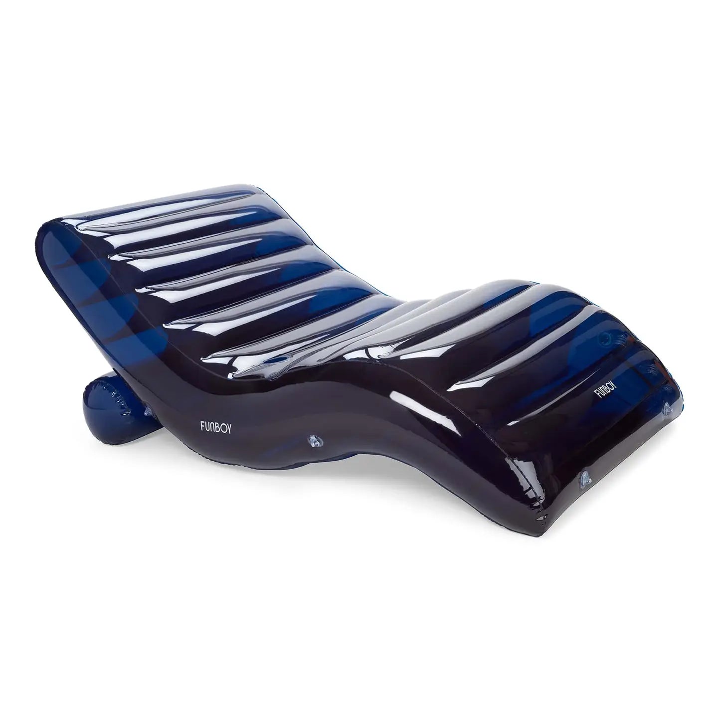 Clear Navy Chaise Lounger