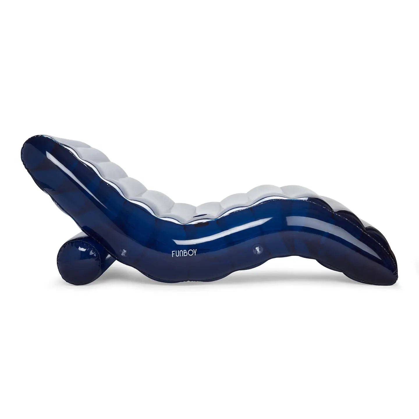 Clear Navy Chaise Lounger