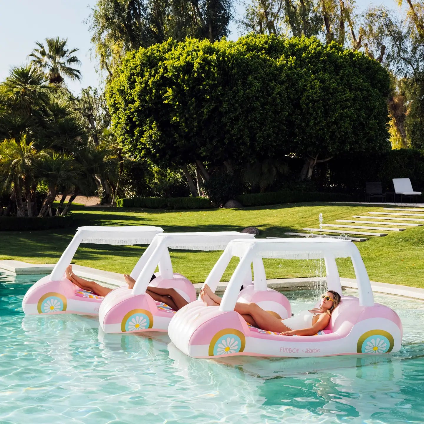 Malibu Barbie Golf Cart Pool Float House Of Moseley