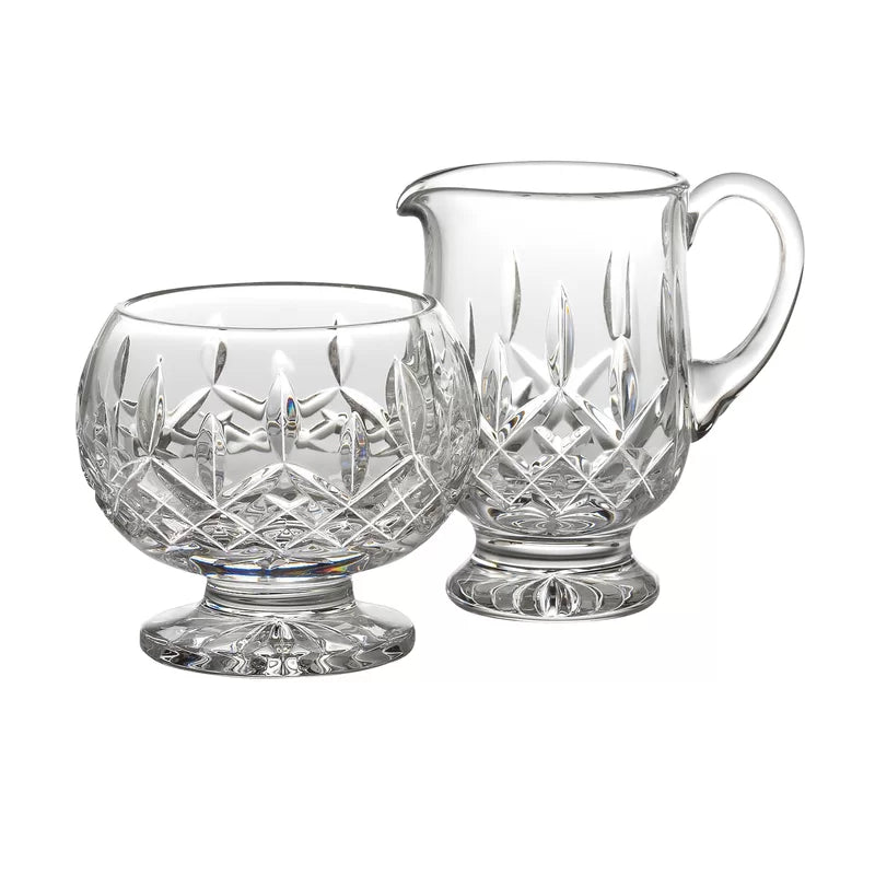 Lismore Footed Sugar & Creamer