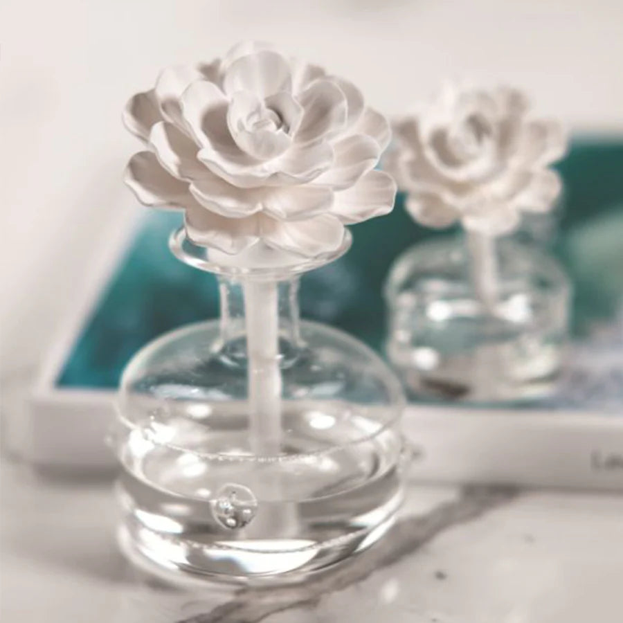 Tahitian Gardenia Grand Casablanca Porcelain Diffuser