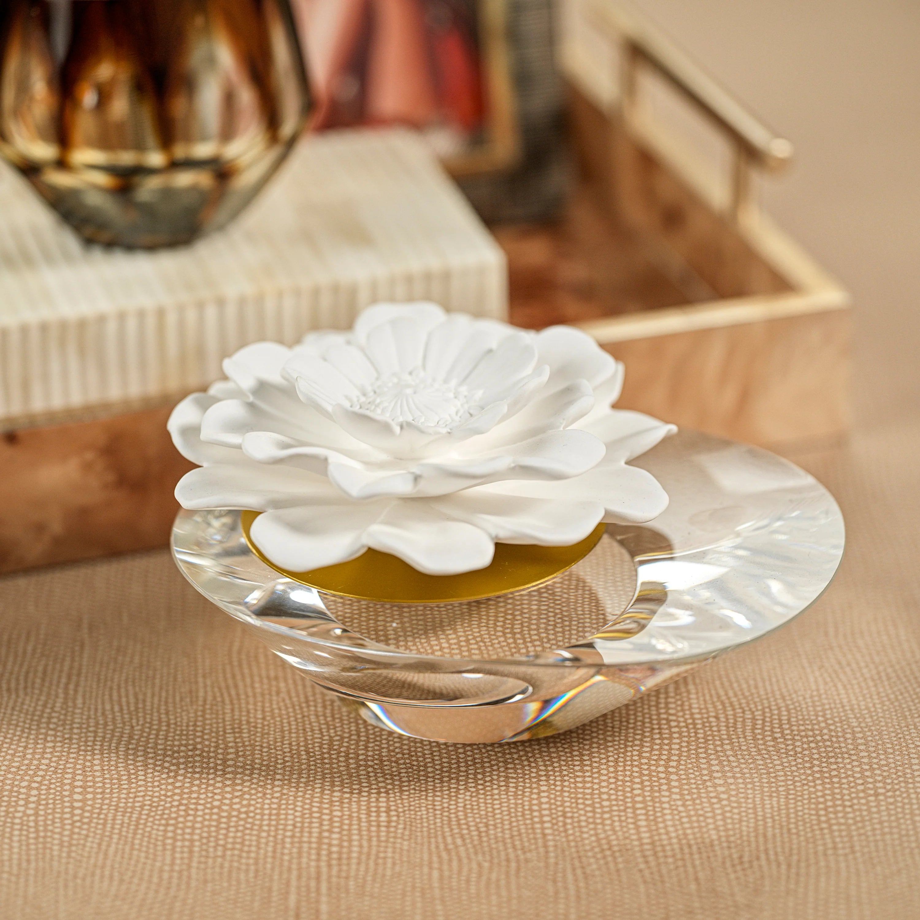 Fig Vetiver Dream Porcelain Diffuser - Crystal Edition