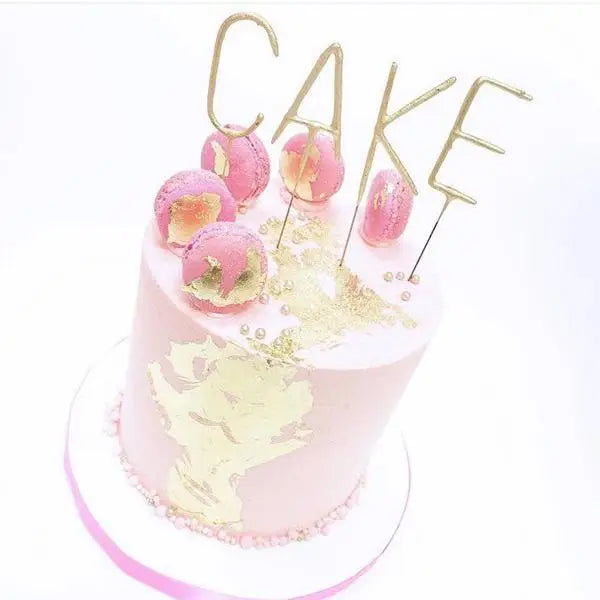 Big Golden Sparkler Wand Letter, Q