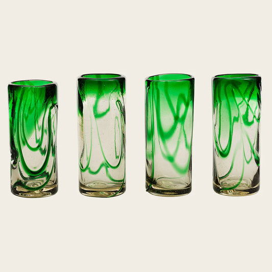 Drizzle Glass Set of  4