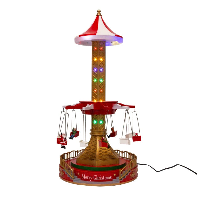 Musical Moving LED Drop Tower With 5 Figures