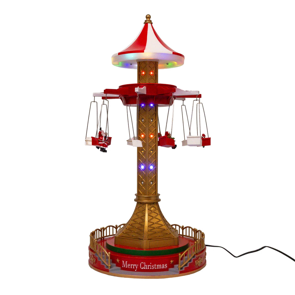 Musical Moving LED Drop Tower With 5 Figures
