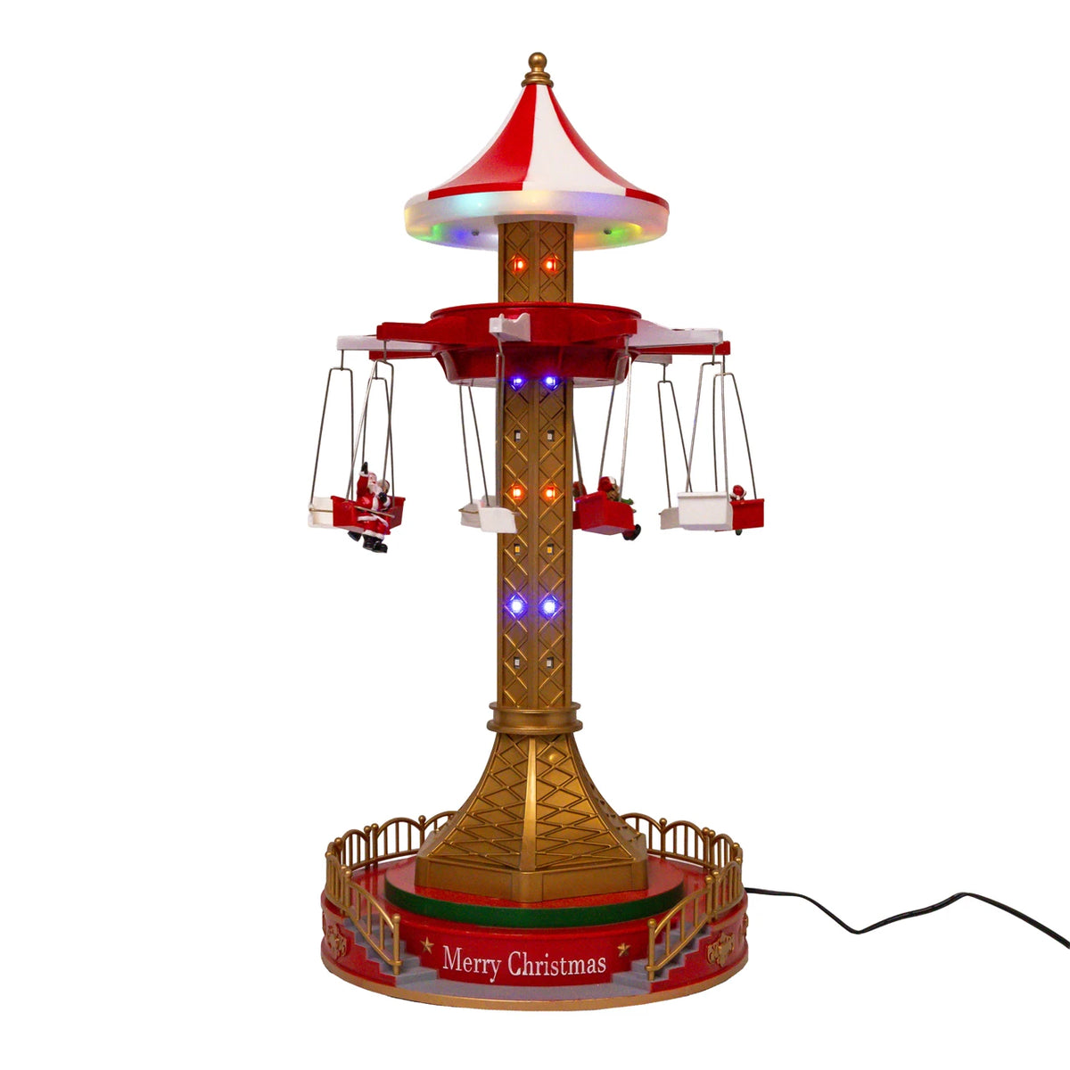 Musical Moving LED Drop Tower With 5 Figures