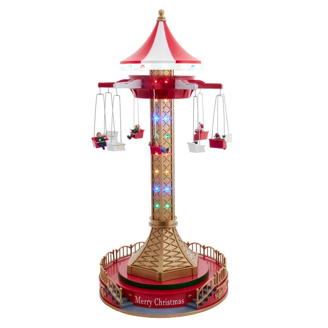 Musical Moving LED Drop Tower With 5 Figures