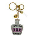Tequila Drink Crystal Bling Keychains