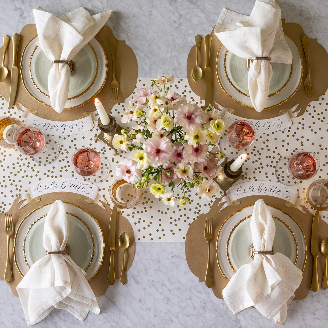 Gold Confetti Runner