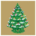Vintage Christmas Tree Cocktail Napkins