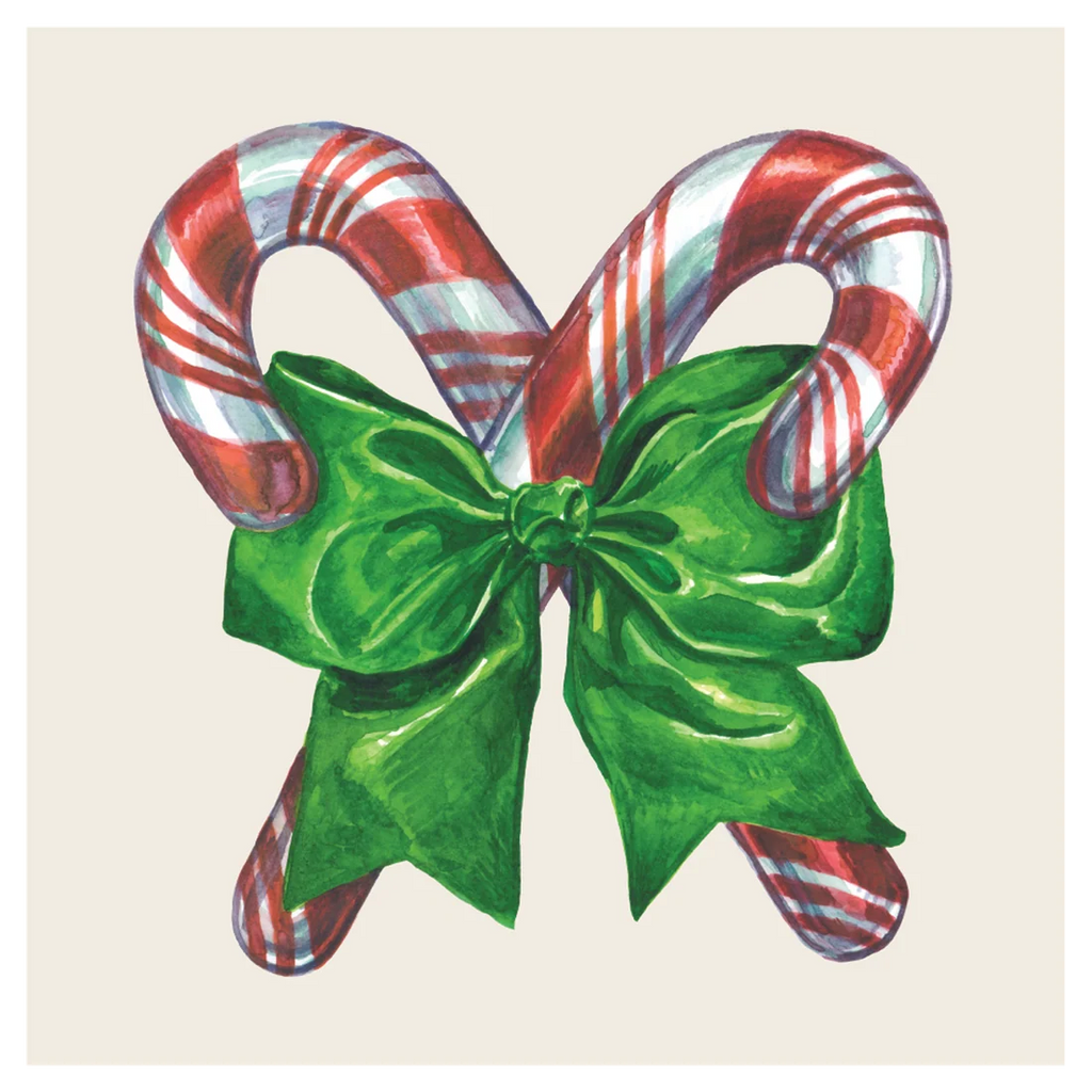 Candy Cane Cocktail Napkins