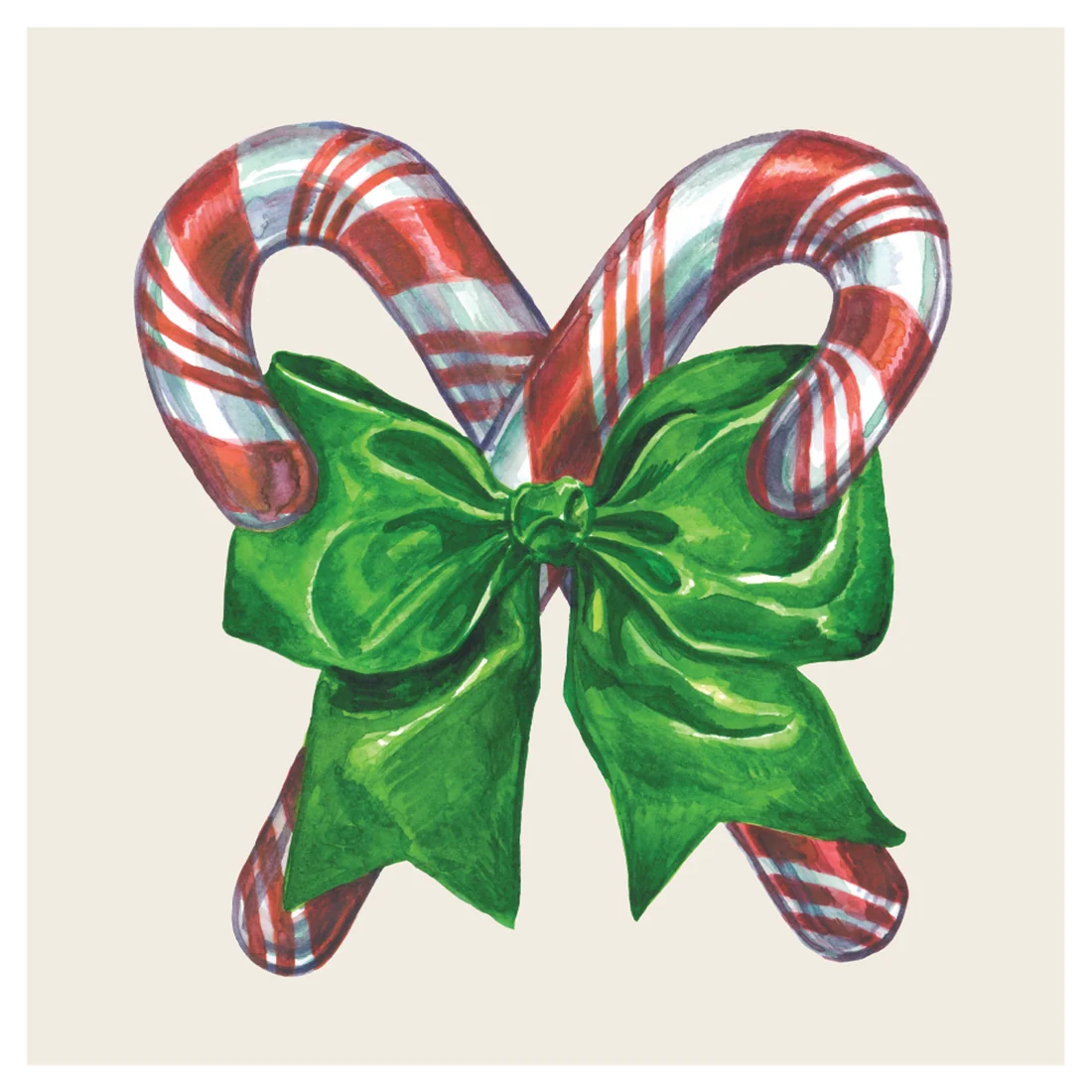 Candy Cane Cocktail Napkins