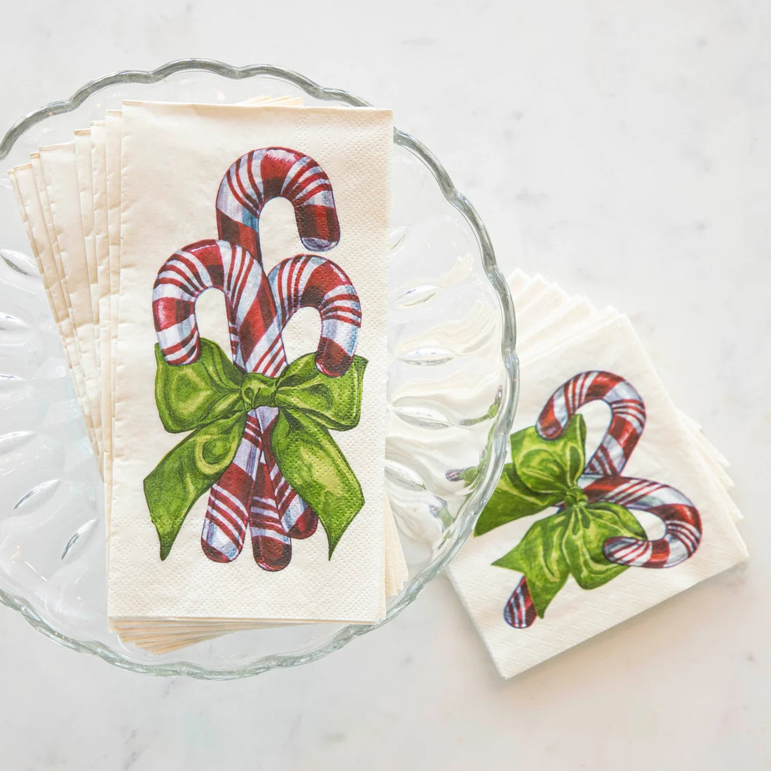 Candy Cane Cocktail Napkins