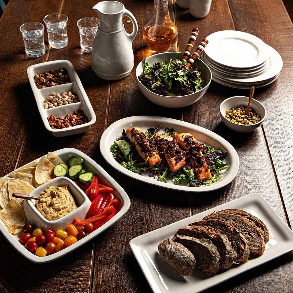 10" Serving Bowl - Whitewash