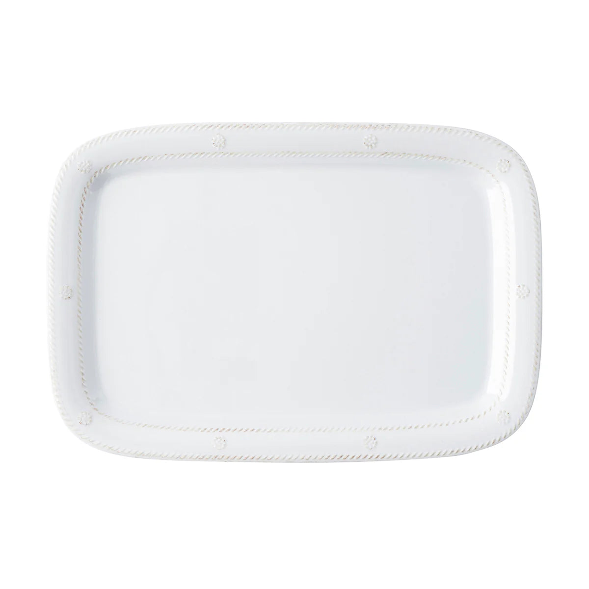 Berry & Thread  Melamine 16" Tray - Whitewash