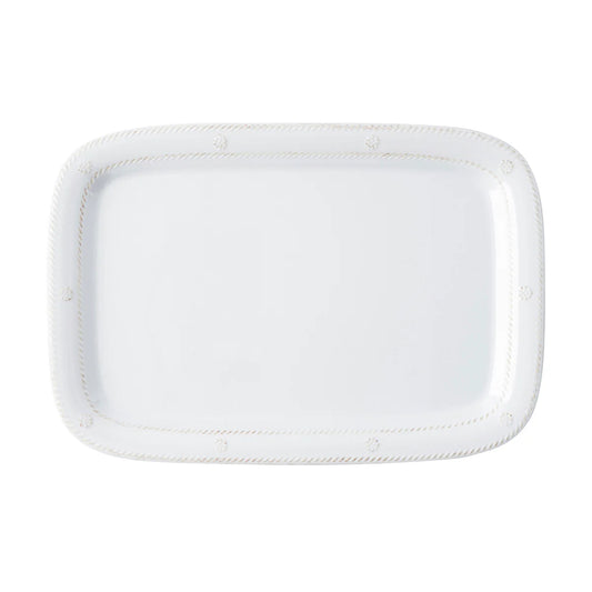 Berry & Thread  Melamine 16" Tray - Whitewash